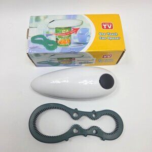 NEW One Touch Can Opener As Seen on TV Hands-Free Automatic‎ White